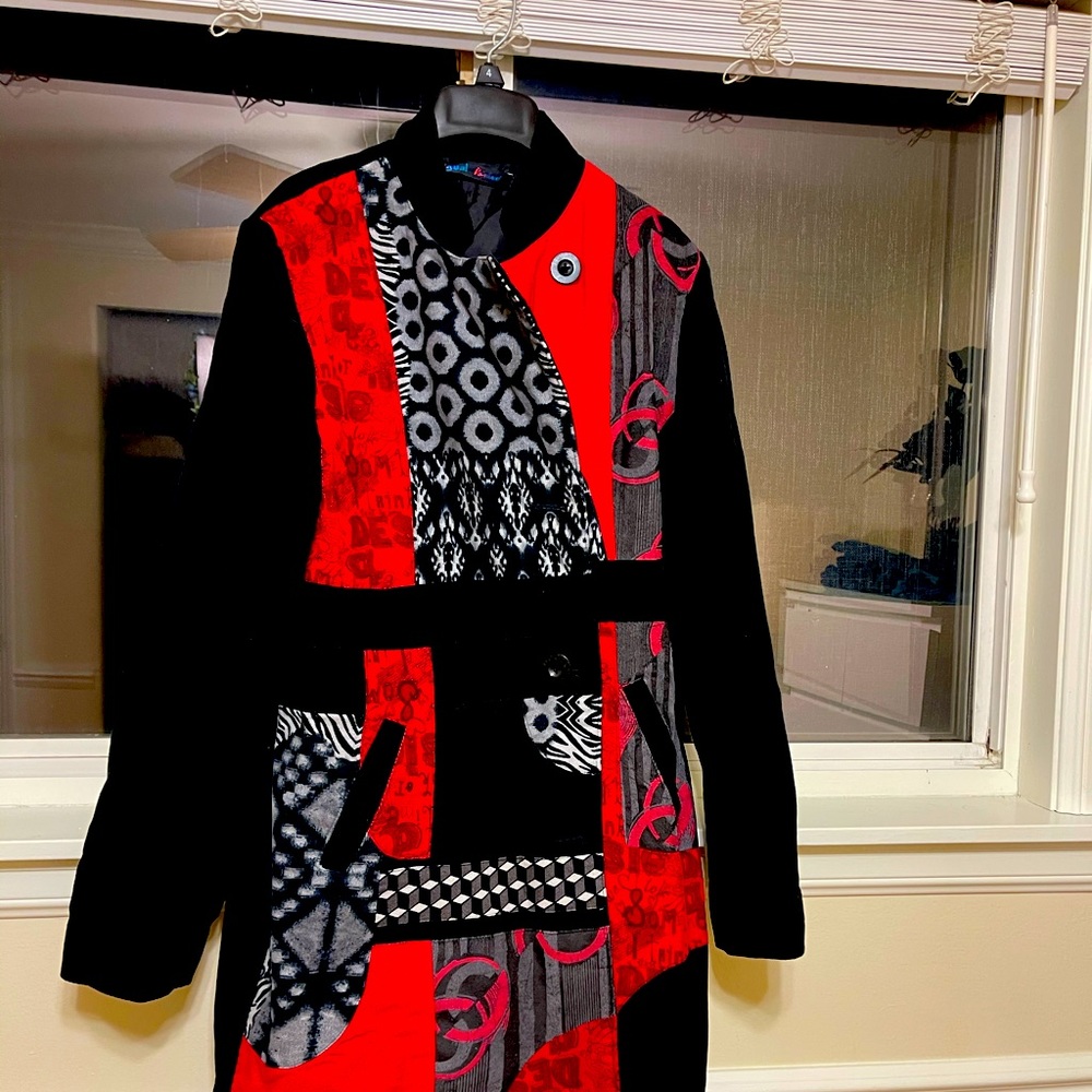 Desigual velvet coat